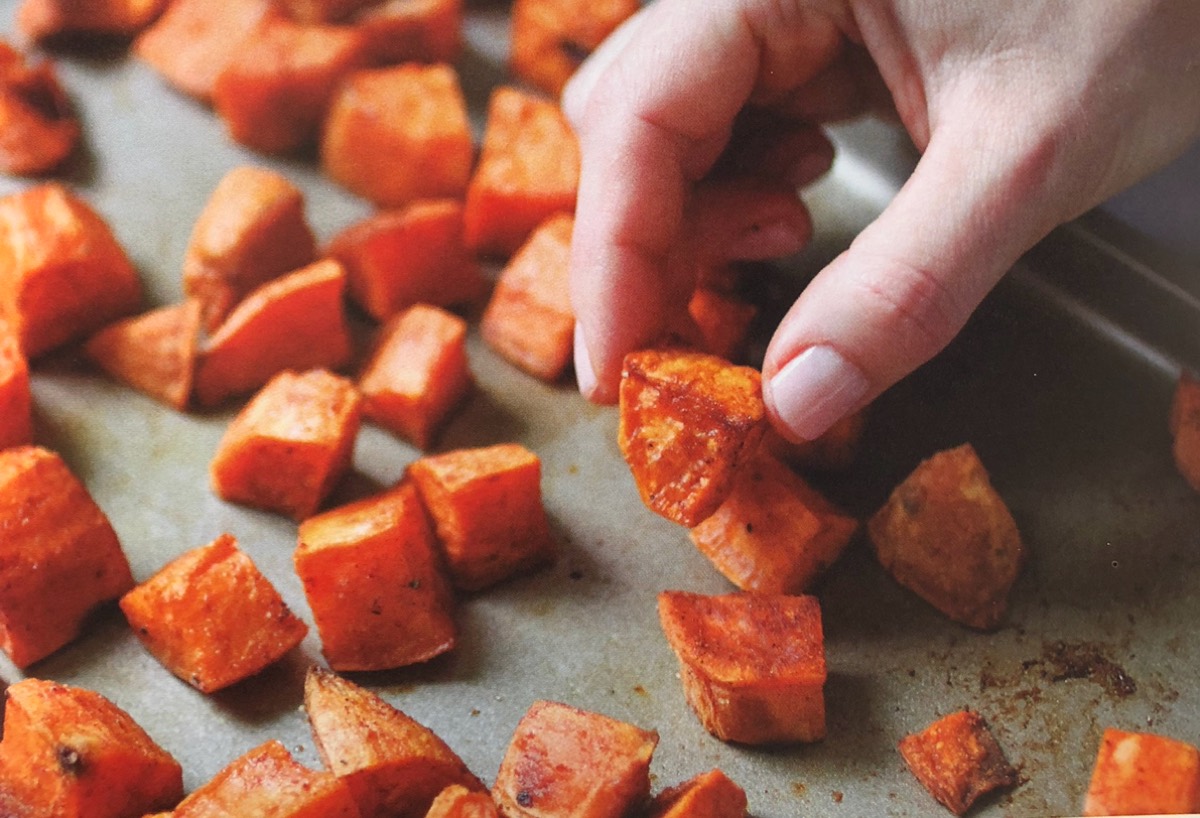 Batata doce com sabores (acompanhamento)