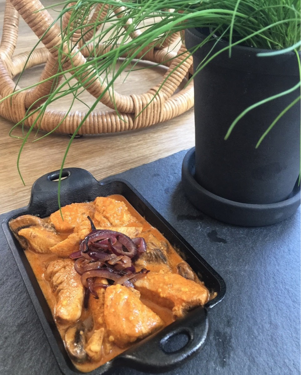 Frango ao Molho de Castanha e Caju