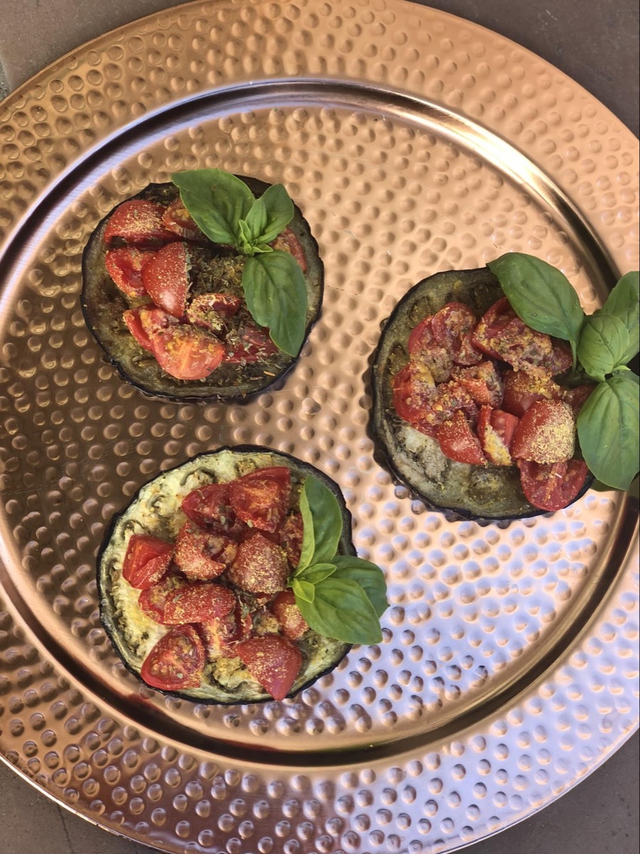 Pizza de Berinjela (acompanhamento)