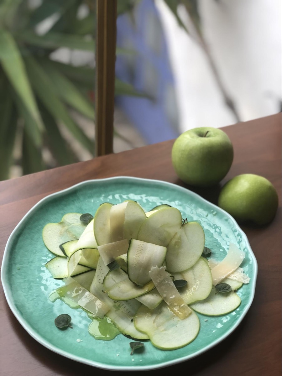 Salada de Abobrinha com Maçã