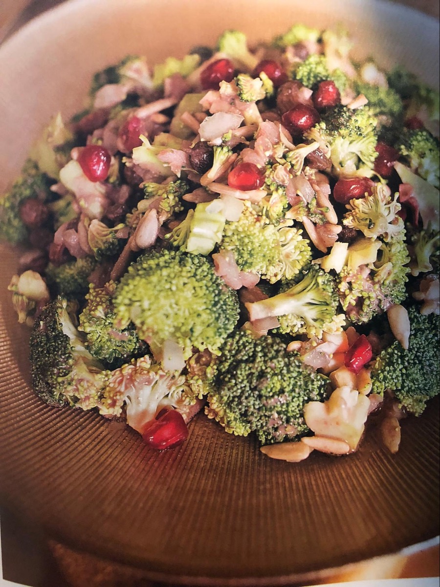 Salada de Brócolis com Romã